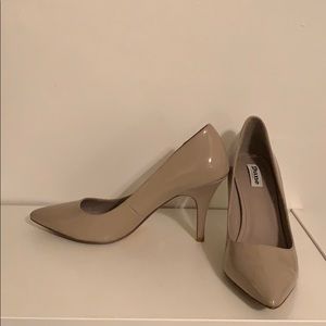Dune Tan Pointed Toe Heels